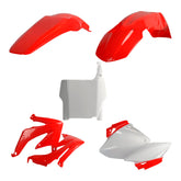 Polisport Motocross (MX) Replica Plastic Kit for Honda CRF 450R (2007) Dirt Bike – OEM Quality, Durable, Flexible & Perfect Fit – Red/White