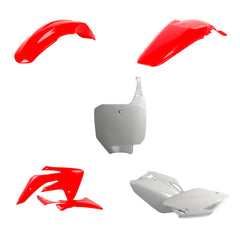Polisport Motocross (MX) Replica Plastic Kit for Honda CRF 150R (2007-23) Dirt Bike – OEM Quality, Durable, Flexible & Perfect Fit – Red/White