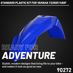 Polisport Motocross (MX) Replica Plastic Kit for Yamaha YZF 250/450 (2010-13) Dirt Bike