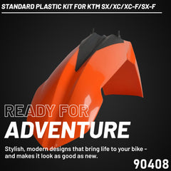 Polisport Motocross (MX) Replica Plastic Enduro Kit for KTM SX (2012) Dirt Bike