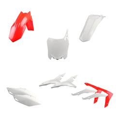 Polisport Motocross (MX) Replica Plastic Kit for Honda CRF 450R (2013-16) Dirt Bike – OEM Quality, Durable, Flexible & Perfect Fit – Red/White