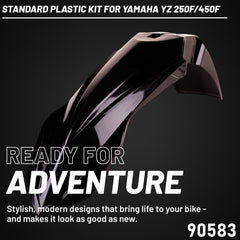 Polisport Motocross (MX) Replica Plastic Kit for Yamaha YZ 450F (2014-17) Dirt Bike