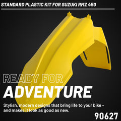 Polisport Motocross (MX) Replica Plastic Kit for Suzuki RMZ 450 (2008-17) Dirt Bike