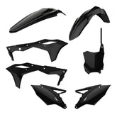 Polisport Motocross (MX) Replica Plastic Kit for Kawasaki KX 250F (2017-20) Dirt Bike – OEM Quality, Durable, Flexible & Perfect Fit – Black