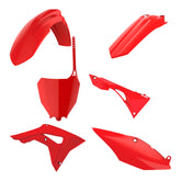 Polisport Motocross (MX) Replica Plastic Kit for Honda CRF 450R (2017-20) Dirt Bike – OEM Quality, Durable, Flexible & Perfect Fit – Red