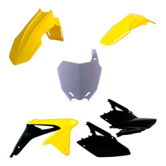 Polisport Motocross (MX) Replica Plastic Kit for Suzuki RMZ 450 (2008-17) Dirt Bike