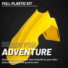 Polisport Motocross (MX) Replica Plastic Kit for Suzuki RMZ 450 (2008-17) Dirt Bike