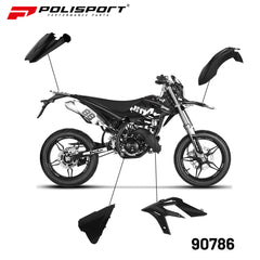 Polisport Motocross (MX) Replica Plastic Enduro Kit for Beta X-Trainer (2015-19) Dirt Bike