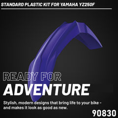 Polisport Motocross (MX) Replica Plastic Kit for Yamaha YZ 250F (2019-23) Dirt Bike