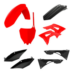 Polisport Motocross (MX) Replica Plastic Kit for Honda CRF 450R (2017-20) Dirt Bike – OEM Quality, Durable, Flexible & Perfect Fit – Red/Black