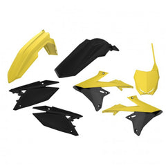 Polisport Motocross (MX) Replica Plastic Kit for Suzuki RMZ 250 (2019-24) Dirt Bike