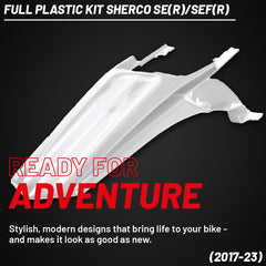 Polisport Motocross (MX) Replica Plastic Enduro Kit for Sherco SE(R)/SEF(R) (2017-23) Dirt Bike