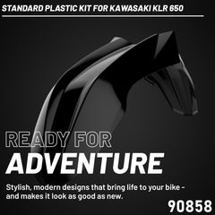 Polisport Motocross (MX) Replica Plastic Enduro Kit for Kawasaki KLR 650 (2008-2018) Dirt Bike