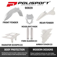 Polisport Motocross (MX) Replica Plastic Enduro Kit for Beta RR 2T/4T (2020-22) Dirt Bike