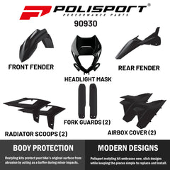 Polisport Motocross (MX) Replica Plastic Enduro Kit for Beta RR 2T/4T (2020-22) Dirt Bike