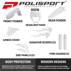 Polisport Motocross (MX) Replica Plastic Enduro Kit for KTM EXC/EXC-F/XC-W/XCF-W (2020-2023) Dirt Bike