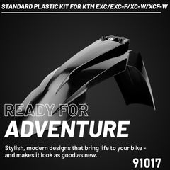 Polisport Motocross (MX) Replica Plastic Enduro Kit for KTM EXC/EXC-F/XC-W/XCF-W (2020-2023) Dirt Bike