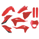 Polisport Motocross (MX) Replica Plastic Kit for GasGas EX/EX-F (2022-23) Dirt Bike – OEM Quality, Durable, Flexible & Perfect Fit – Red