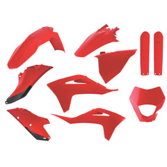 Polisport Motocross (MX) Replica Plastic Kit for GasGas EX/EX-F (2022-23) Dirt Bike – OEM Quality, Durable, Flexible & Perfect Fit – Red