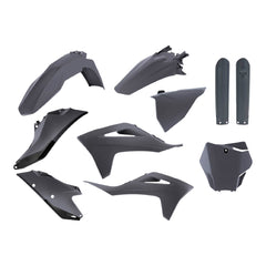 Polisport Motocross (MX) Replica Plastic Kit for GASGAS EC/EC-F 250 &EC/EC-F 300 (2021–2022) Dirt Bike – OEM Quality, Durable, Flexible & Perfect Fit – Nardo Grey