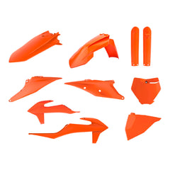 Polisport Motocross (MX) Replica Plastic Kit for KTM XC/XC-F (2019–2022) Dirt Bike – OEM Quality, Durable, Flexible & Perfect Fit – Orange