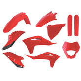 Polisport Motocross (MX) Replica Plastic Enduro Kit for GasGas EC/EC-F (2021-23) Dirt Bike – OEM Quality, Durable, Flexible & Perfect Fit – Red