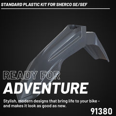 Polisport Motocross (MX) Replica Plastic Kit for Sherco SE/SEF (2024) Dirt Bike