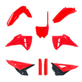 Polisport Motocross (MX) Replica Plastic Kit for Honda CRF 250R (2025) Dirt Bike – OEM Quality, Durable, Flexible & Perfect Fit – Red/Black