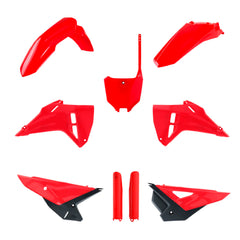 Polisport Motocross (MX) Replica Plastic Kit for Honda CRF 250R (2025) Dirt Bike – OEM Quality, Durable, Flexible & Perfect Fit – Red/Black