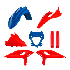Polisport Motocross (MX) Replica Plastic Kit for Beta RR Racing (2025-26) Dirt Bike – OEM Quality, Durable, Flexible & Perfect Fit – Red/Blue
