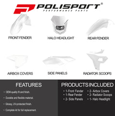 Polisport Motocross (MX) Restyling Kit for Suzuki DR-Z400 (2000-24) Dirt Bike