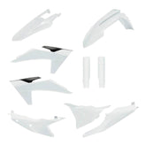 Polisport Motocross (MX) Replica Plastic Kit for KTM EXC/EXC (2024-25) Dirt Bike – OEM Quality, Durable, Flexible & Perfect Fit – White