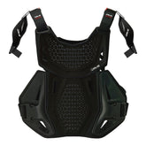 Atlas Charger Youth Black + Shoulders A1040-01-000 - CE Stoneshield Youth Neck Brace with Adjustable Shoulder Pads, Lightweight Impact-Resistant Protection for Motocross, BMX, and Extreme Sports