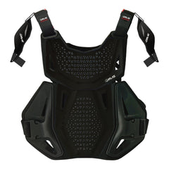 Atlas Charger Youth Black + Shoulders A1040-01-000 - CE Stoneshield Youth Neck Brace with Adjustable Shoulder Pads, Lightweight Impact-Resistant Protection for Motocross, BMX, and Extreme Sports