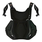 Atlas Charger Youth Black + Shoulders A1040-01-000 - CE Stoneshield Youth Neck Brace with Adjustable Shoulder Pads, Lightweight Impact-Resistant Protection for Motocross, BMX, and Extreme Sports