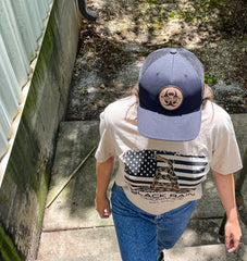 Black Rain Ordnance Black Outdoor Snapback Hat w/ Round Logo Patch & Mesh Back