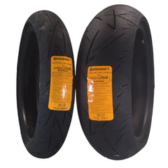 Continental ContiSportAttack 2 120/70ZR17 F & 190/50ZR17 R Sport Motorcycle Tire