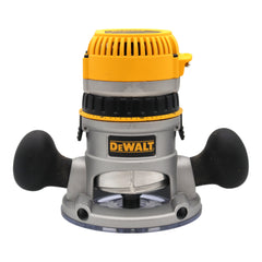 DEWALT DW616 1-3/4 HP Fixed Base Router – 11 Amp Motor, Variable Speed 8,000-24,000 RPM, 1/4" & 1/2" Collet Capacity, Precision Depth Adjustment – Ideal for Woodworking & Edge Profiling