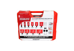 Diablo DHS16SEL 16 pc Bi-Metal Hole Saw Set for Electricians