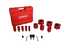 Daiblo DHS17SPL 17 pc Bi-Metal Hole Saw Set for Plumbers