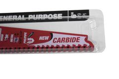 Diablo DS0609CGP3 6" 6/9 TPI Demo Demon Carbide Teeth Reciprocating Saw Blades for General Purpose Cuts (3-Pack)