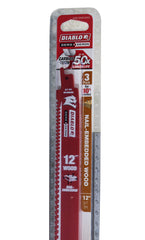 Diablo DS1206CWS3 12" 5/7TPI Demo Demon Carbide Teeth Reciprocating Saw Blades for Nail-Embedded Wood (3-Pack)