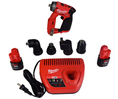 Milwaukee 2505-22 M12 FUEL Li-Ion Installation Drill Driver Kit (2 Ah)