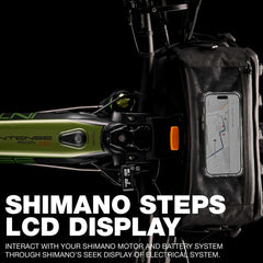 INTENSE RECON MX Adventure Adult L/XL Electric Mountain Bike with Shimano Steps E7000 Motor, 11-Speed Gears, 27.5" Wheels, DVO Suspension, 504 Wh Integrated Battery, Custom Rack and Bag Set Included