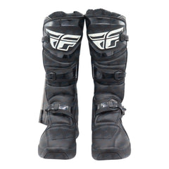 Fly Racing Maverik LT Boots, 2026 Model, (Adult - Size 9) CE Certified Motocross & Off-Road Motorcycle Boots, Adjustable Quick-Lock Buckles, Articulated Ankle Support, Rubber Heat Shield (Black)