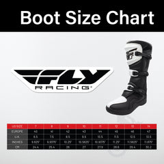 Fly Racing Maverik LT Boots, 2026 Model, (Adult - Size 9) CE Certified Motocross & Off-Road Motorcycle Boots, Adjustable Quick-Lock Buckles, Articulated Ankle Support, Rubber Heat Shield (White/Black)