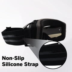 Fly Racing Zone Pro Goggles – Premium Motocross & Off-Road Goggles with Anti-Fog Lens, Tear-Off System, Quick-Change Lens & Comfortable Triple-Layer Foam - Includes Clear Lens & Microfiber Bag (Black)