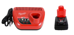 Milwaukee M12 2475-21XC 12V 4.0Ah Cordless Compact Inflator Kit