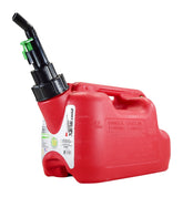 Fuelworx Red 1.5 Gallon Stackable Fast Pour Gas Fuel Cans CARB Compliant Made in The USA (1.5 Gallon Gas Can Single)