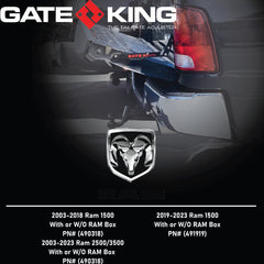 Gate King Ratcheting Truck Tailgate Adjuster for Dodge Ram 1500 2019-2023